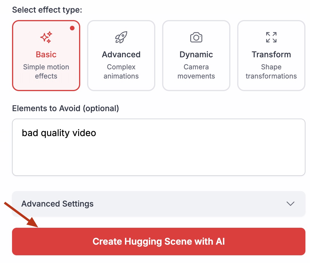 Step 4: Generate Your Scene