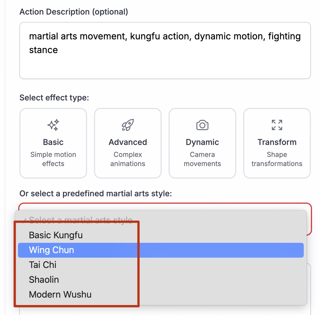 Step 2: Add Action Directions